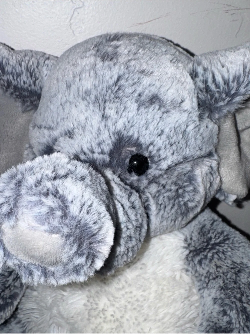 Aurora Plush Grey Fat Elephant Stuffed Animal Toy 10” 2016